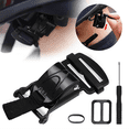 thumbnail image 2 of Helmet Quick Release Buckle Replacement Kit, Ratcheted Helmets for Chin Strap Up to 1inch, Motorcycle Helmets Black, 2 of 5