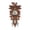 C, variant on Dvkptbk Cuckoo Cuckoo Wall Clock Chime Alarm Clock Retro Clock Wooden Living Room Clock,Wood Clock Wall Decor