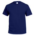 thumbnail image 1 of Gildan G2000NVY-L Adult Short Sleeve Non-Pocket Tee Shirt, Navy - Large, 1 of 1