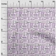 thumbnail image 2 of oneOone Cotton Silk Purple Fabric Text Sewing Craft Projects Fabric Prints By Yard 42 Inch Wide, 2 of 5