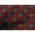 thumbnail image 4 of oneOone Organic Cotton Voile Fabric Leaves & Geometric Block Print Fabric BTY 42 Inch Wide, 4 of 4