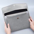 thumbnail image 4 of Sac de Dossiers en Cuir à Verrouillage Magnétique - Porte-Documents Papier A4 avec Fermeture Sécurisée, Mallette/dossier en Similicuir pour Affaires, Bureau, École, Résistant à l'Eau et Design Professionnel, 4 of 8