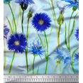 thumbnail image 3 of oneOone Cotton Cambric Fabric Leaves & Flower Panel Printed Craft Fabric BTY 56 Inch Wide, 3 of 3