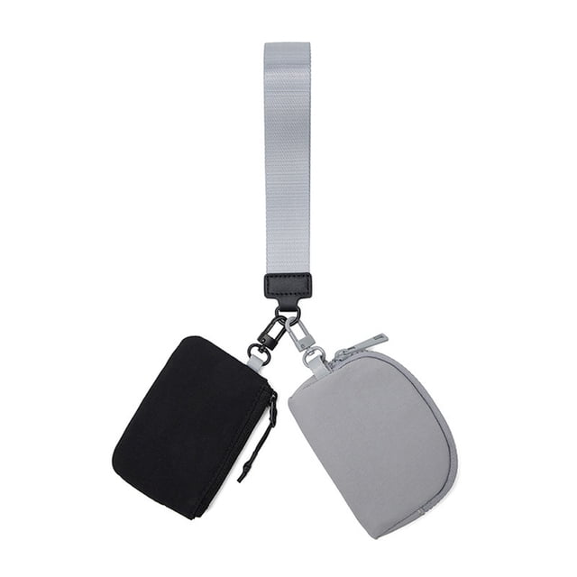 Dvkptbk Wristlet Portable Nylon Wrist Bag Portable Storage Bag Key Bag Small Bag Mini Zip Around Wristlet Wallet Wristlet