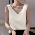 thumbnail image 2 of HNMKIU Tank Tops For Women Plus Size Fashionable V Neck Loose Pullover Tank Tops For Women With Sleeveless Tops, 2 of 4