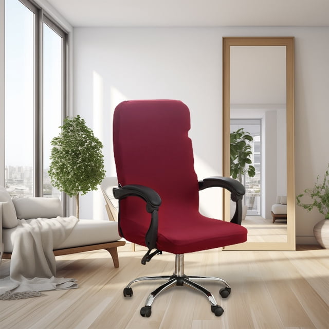 Solid Color Brushed High Elastic Chair Cover Soft And Comfortable Chair Seat Cover -proof And- Chair Slipcover Suitable For Dining Chair