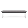 thumbnail image 4 of Lenox Steel Reception Waiting 3-Seat Bench / Charcoal Steel / Light Gray, 4 of 5