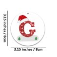 thumbnail image 1 of Birdeem Christmas Alphabet Decorations Personalized for Gift Christmas Tree Hanging Ornament Diy Decorations, 1 of 1