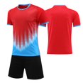 thumbnail image 2 of Custom Football Kit Set for Adult and Child, Name Number Team Logo DIY Family Match Personalized Jersey Shirt Shorts Set, Dad and Son Matching Outfits Red L, 2 of 6