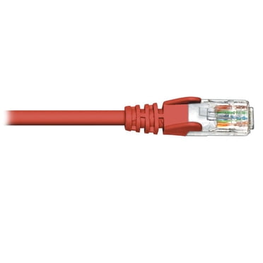 BlueDiamond Ethernet Cat6 Patch Cable CSA & UL approved - 25ft, Red