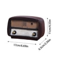thumbnail image 4 of Desktop Ornament for Home 7 Inch Retro Phone European Resin Dialing Phone Decoration for Coffee Bar Window and Room, 4 of 6