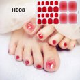 thumbnail image 1 of PVCS Foot Stickers Foot Nail Stickers Waterproof For Female DIY Nail Decoration Art, 1 of 2