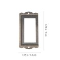 thumbnail image 2 of 24pcs Metal Label Holder Frames Antique Drawer Cabinet Label Frames Label Holder, 2 of 9