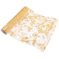 thumbnail image 4 of 1 Roll Gold Mesh Table Runner Party Table Decor for Wedding Banquet Birthday Festival, 4 of 9