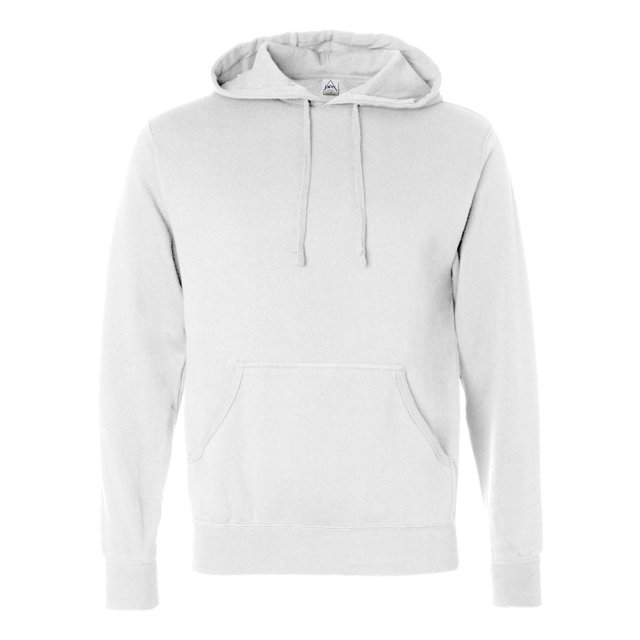 Independent Trading Co. Hooded Sweatshirt, S, White