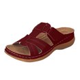 thumbnail image 1 of KIHOUT Summer Slippers for Women, Open Toe Super Soft Platform Ladies Summer Shoes Flat Sandals, 1 of 4