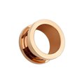 thumbnail image 2 of Trayknick 1Pc Unisex Double Flared Ear Plug Piercing Flesh Tunnel Expander Jewelry Gift Rose Golden 12mm, 2 of 7