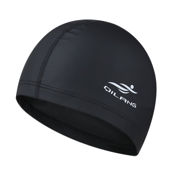 EGNMCR Pool Accessories, Sports & Outdoors Fabric Swim Cap, High Elasticity Swimming Cap Keeps Hair Clean Breathable Fit Both Long Hair Short Hair, Swim Caps Woman Girls Men Kids One Size Hat swim cap