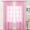 Pink#4, variant on Sheer Solid Color Curtains - 106" x 84" Semi-Transparent Polyester Gauze Panels, Black/White/Gray/Pink/Navy, Rod Pocket Design for Living Room & Bedroom