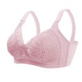 thumbnail image 1 of Bocqde Woman's Plus Size Everyday Bras Embroidery Light Comfortable No Underwire Push Up Bralettes Soft Full Coverage Support Bra, 1 of 5