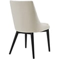 thumbnail image 3 of Modway Viscount 19" Solid Rubberwood and Fabric Dining Chair, Beige, 3 of 4