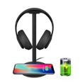 thumbnail image 1 of ruzhgo Universal Headphones Stand Holder Wireless Charger Earphone Display Rack Hanger Bracket for Over Ear Headsets, 1 of 6