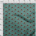 thumbnail image 2 of oneOone Georgette Viscose Fabric Leaves & Floral Block Print Sewing Fabric BTY 42 Inch Wide, 2 of 4