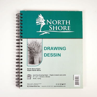 Papier à dessin North Shore 9"X12"