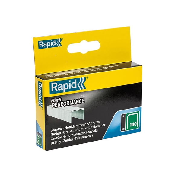 Rapid - 140/14 14mm Galvanised Staples (Box 2000)