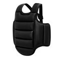 thumbnail image 4 of Taekwondo Protector Vest Boxing Mma Protection Pad Karate Chest Guard for Muay Black XL, 4 of 8