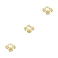 thumbnail image 3 of Decodeary 50pieces Low Maintenance Soft Texture Fabric For Albums And Decorations Realistic Appearance Fiber Wide Application Champagne 4.5cm 3Set, 3 of 6