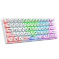 thumbnail image 1 of MesaSe Clavier de Jeu 61 Touches Hotswap Clavier Filaire USB Touches Rétroéclairées pour PC Portable, 1 of 9
