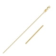 thumbnail image 1 of 14k Yellow Gold Gourette Chain 1.0mm 18 in, 1 of 4