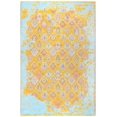thumbnail image 2 of Alfa Rich 7x10 Tapis Réversible Rose Orange Turquoise pour Décoration de Chambre Lavable en Coton Adapté aux Animaux, 2 of 4