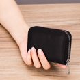 thumbnail image 3 of Tuydeen Credit Card Case Leather Mini Credit Card Wallet (Black), 3 of 4