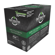 Club Coffee Craft Roasters 100% Colombian Swiss Water Decaf - Medium Roast Single Serve Coffee K-Cup Pods, Compostable Coffee Pods, Keurig Brewer Compatible, Rainforest Alliance Certified, 20 Count