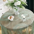 thumbnail image 3 of Nappe en Dentelle pour Salon, Housse Anti-Poussière pour Meuble Télé, Nappe Décorative pour Table Ronde, Nappe Décorative Adaptée à de Multiples Situations, 3 of 6