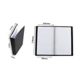 thumbnail image 3 of Black Leather 120 Business Name Card Holder Book Wallet Cover Case Pouch Folder, 3 of 5