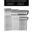 thumbnail image 3 of Silverware Set,48-Piece Stainless Steel Flatware Service for 12, Kitchen Accessories Utensils Tableware Cutlery Set,Dishwasher Safe, 3 of 6