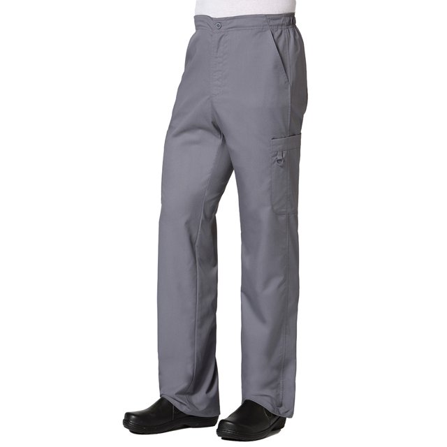 Maevn Uniforms Men's Half-Elastic Drawstring Waist Cargo Scrub Pant