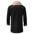thumbnail image 5 of tumgatte Men's Fall/Winter Fashion Fleece Jacket Stretch Washed Top Jacket Up to 60% off, 5 of 5