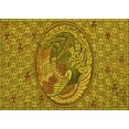 thumbnail image 1 of Ahgly Company Machine Washable Indoor Rectangle Transitional Dark Bronze Brown Area Rugs, 2' x 3', 1 of 7