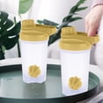thumbnail image 4 of Protein Powder Mixing Bottle Shaker Cup with Measurement Scale | Handheld Portable Blender Bottle for Shakes and Juices | Leakproof Sports Water Bottle for Gym, Workout, and Travel, 4 of 6