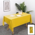 thumbnail image 1 of EGNMCR Disposable Tablecloths Solid Color Party No Wash Tablecloths Padded Table For Parties Picnics And Events 54x108 Inches Disposable tablecloths, 1 of 6