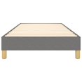 thumbnail image 3 of vidaXL Cadre de Lit Gris Foncé 100x203 cm Grand Lit Simple TG Tissu, 3 of 5