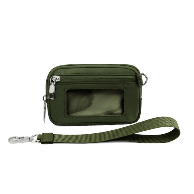 Boovnll Home Storage, Transparent Pvc Card Wrist Bag Portable Bank Card Coin Storage Bag, Storage, Storage and Organization, Organization and Storage