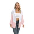 thumbnail image 1 of Liquidation! Veste Fine de Printemps pour Femmes Mode Veste Imperméable Coupe-Vent Extérieur Noir 2TG, 1 of 9