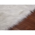 thumbnail image 4 of Chainplus Super Soft White Fluffy Rug Faux Fur Area Rug, Fur Rugs for Bedroom, Fuzzy Carpet for Living Room, 40*40cm, 4 of 7
