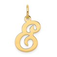 thumbnail image 1 of Diamond2Deal 14K Pendentif Initiale en Or Jaune Lettre E pour Femmes, 1 of 6