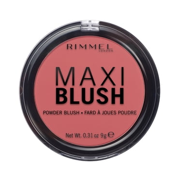 Rimmel London Maxi Blush Powder, Lightweight Formula, Highly Pigmented Micro-Fine Powders, Captivating Glow, 100% Cruelty-Free 9 G